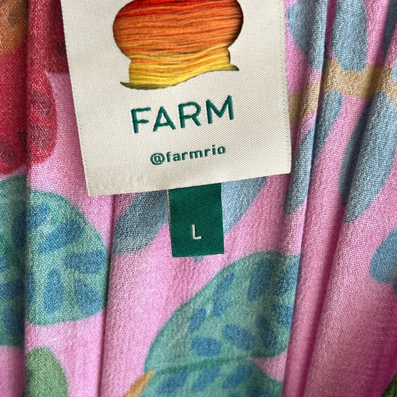 FARM Rio Pink and Green Patterned Dress - Picture 2 of 10